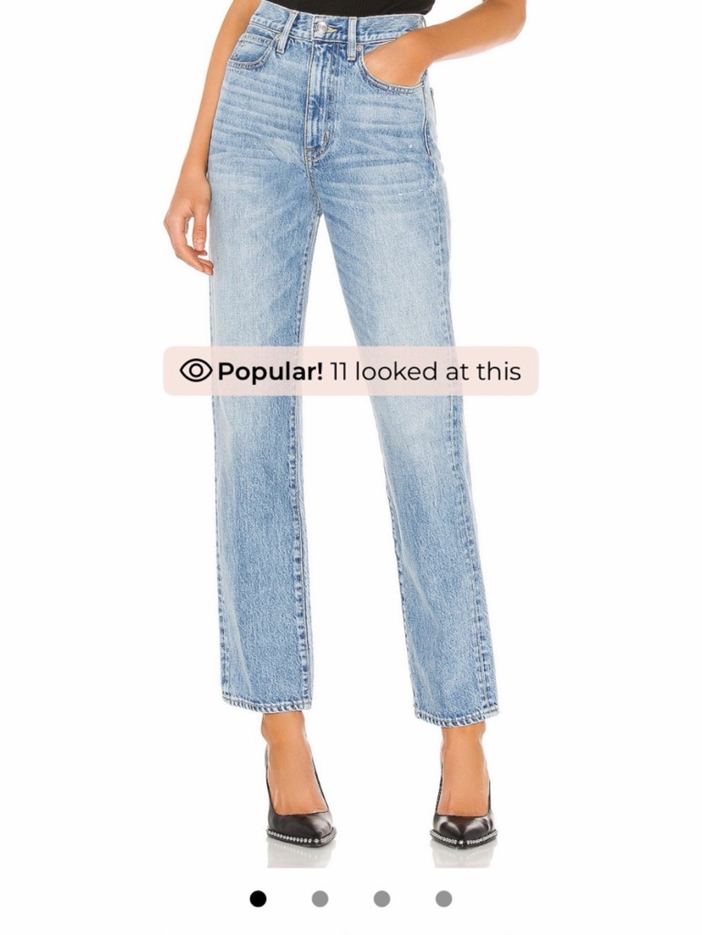 SLVRLAKE Straight Leg Jeans in Heartache Light Blue
